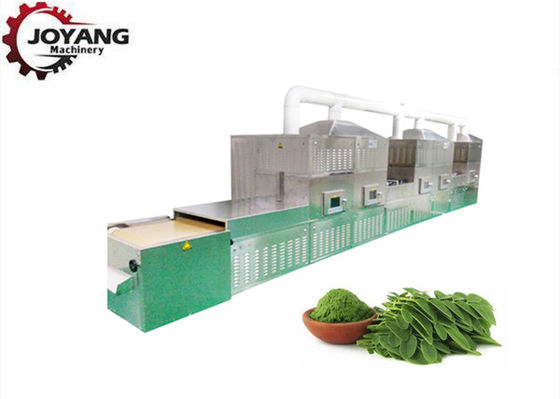Le foglie di Moringa spolverizzano 200KW i 10m Min Microwave Sterilization Machine