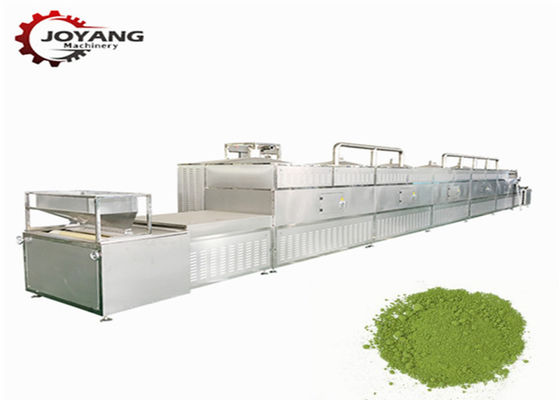 polvere del tè verde della macchina di sterilizzazione a microonde di 60kw 60kg/H