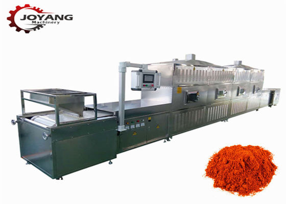 riscaldamento rapido industriale di 20kw Chili Powder Microwave Sterilizing Equipment